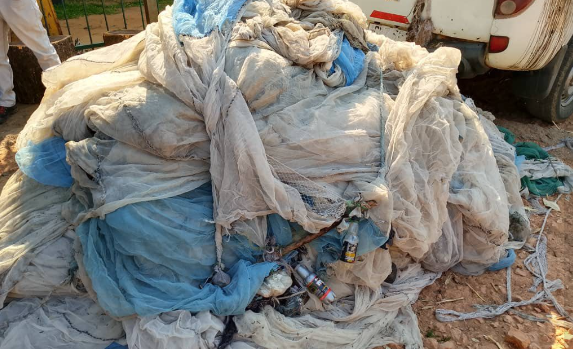 You are currently viewing MILENGE SEIZES SEVENTY ILLEGAL FISHING NETS