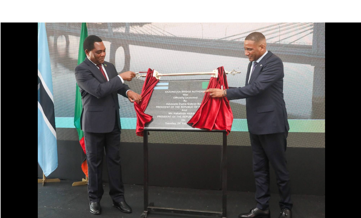 You are currently viewing KAZUNGULA BRIDGE AUTHORITY LAUNCHED
