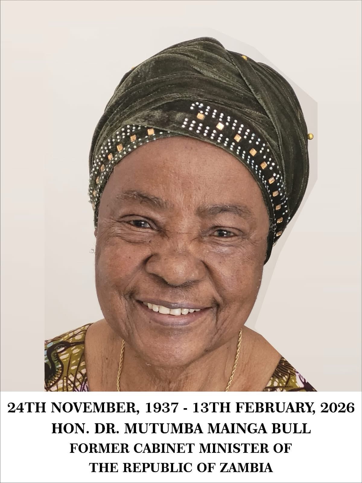 You are currently viewing BULL’S FAMILY LAUDS PRESIDENT HICHILEMA FOR OFFICIAL FUNERAL