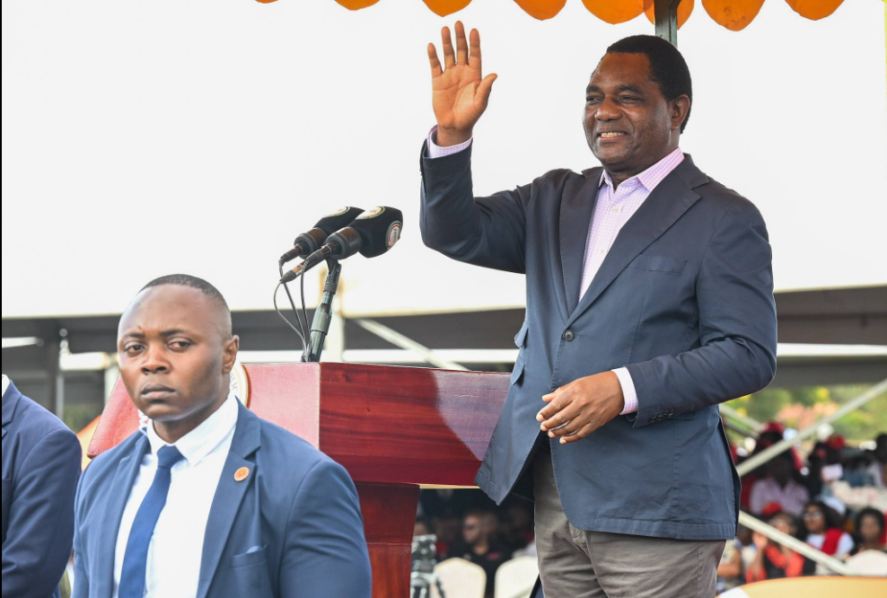 You are currently viewing PRESIDENT HICHILEMA URGES YOUTHS TO REMAIN INNOVATIVE