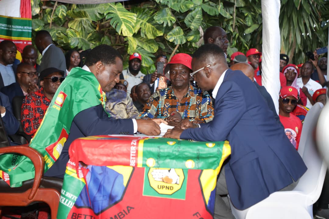 You are currently viewing PRESIDENT HICHILEMA FILES IN NOMINATIONS FOR UPND PRESIDENCY