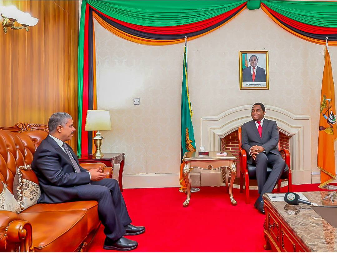 You are currently viewing PRESIDENT HICHILEMA PRAISES UAE-ZAMBIA INVESTMENT PARTNERSHIP GROWTH