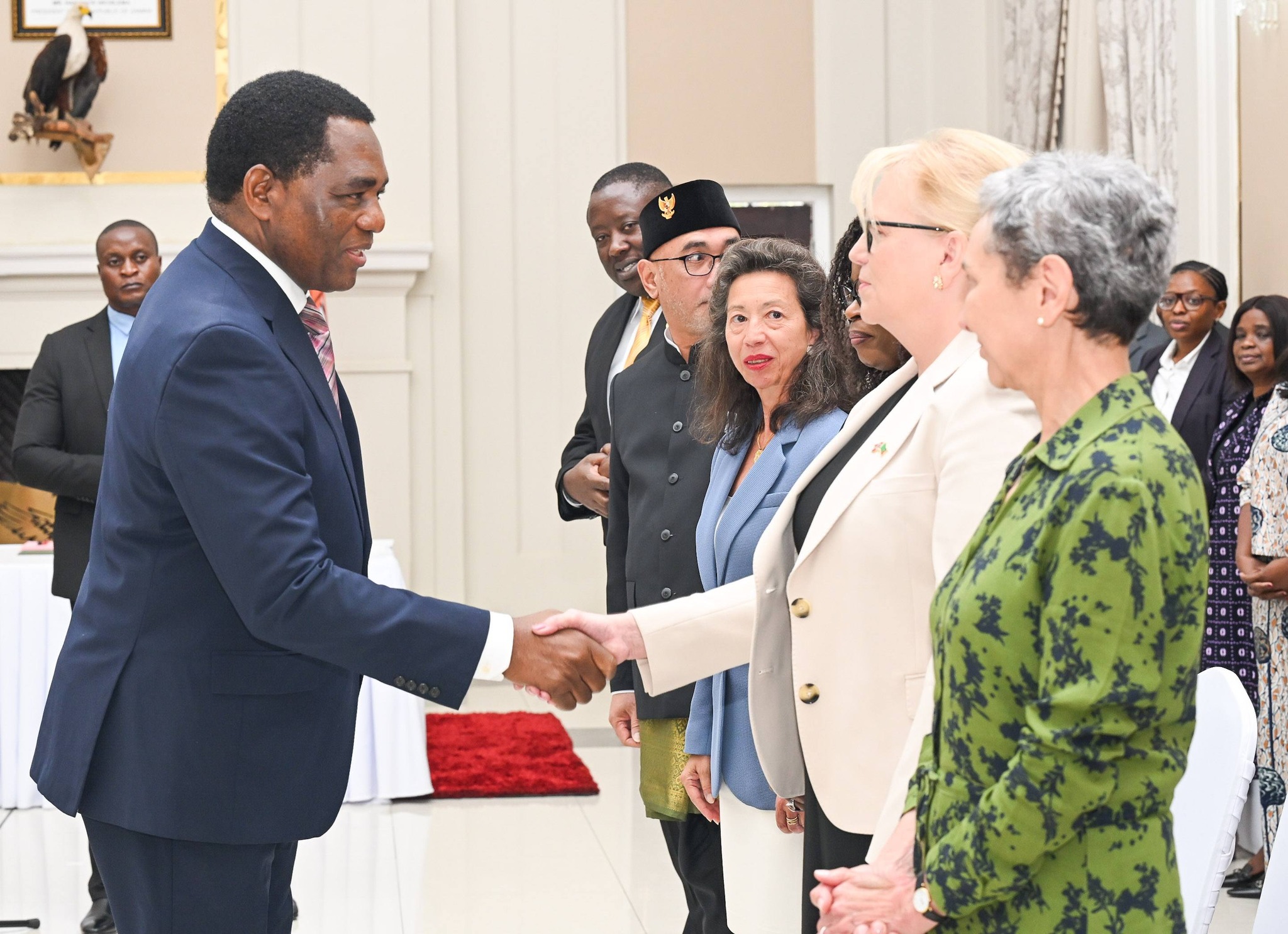 You are currently viewing PRESIDENT HICHILEMA RECEIVES CREDENTIALS