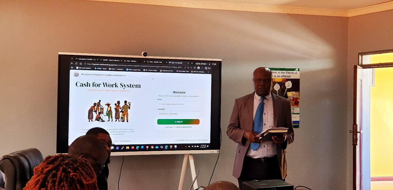 You are currently viewing  STATE, SMART ZAMBIA TEST NEW CFWMIS IN LAVUSHIMANDA